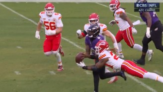 Lamar Jackson Threw A Pass To Himself For A First Down Against The Chiefs