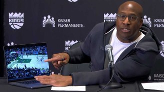 Mike Brown Brought His Laptop To Show Clips Of Missed Calls During His Postgame Officiating Rant
