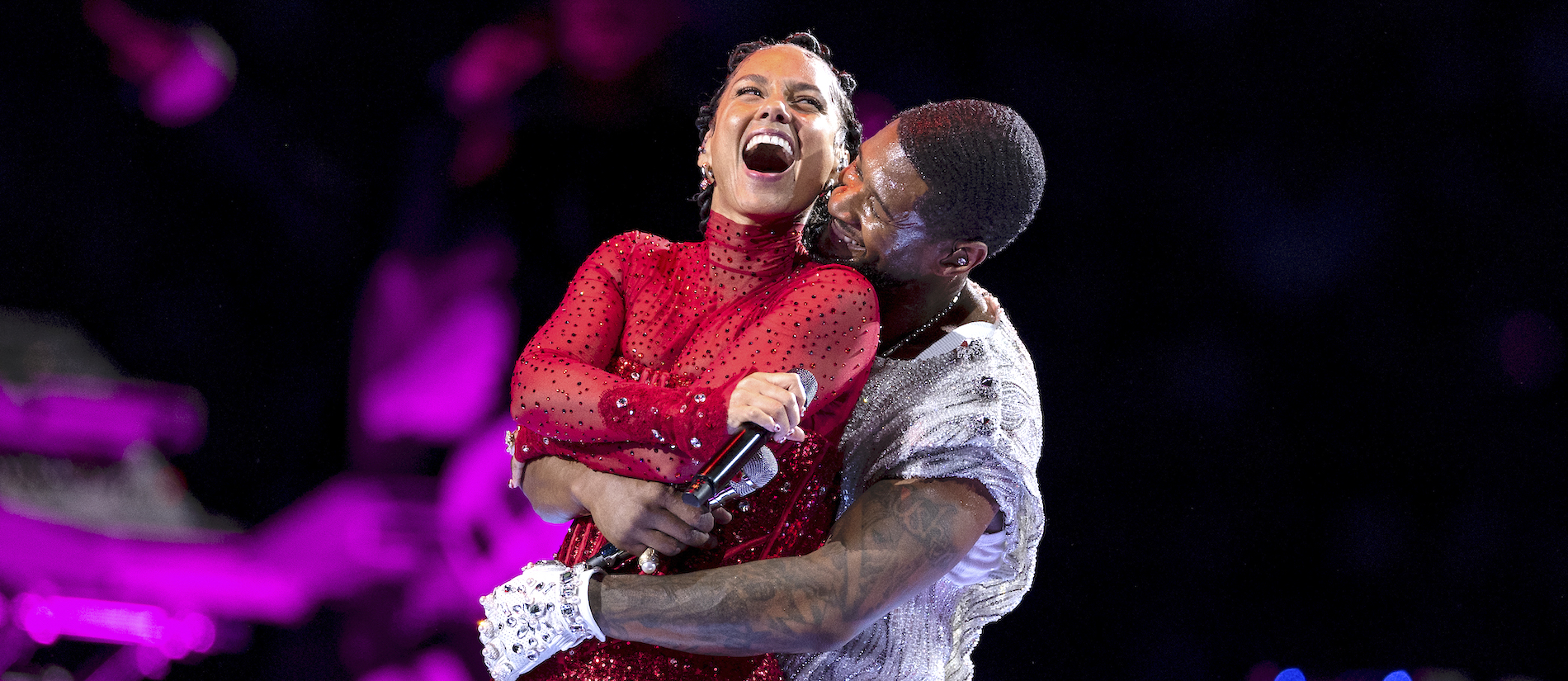 super bowl usher and alicia keys