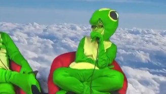 Here’s Doja Cat In A Full Gecko Costume, Discussing A Celsius-Fueled Beef She Nearly Got Into