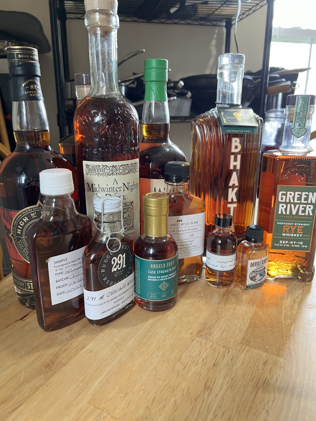 Best New Rye Whiskey Tasting