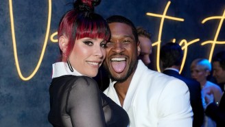 Usher Hit Up A Drive-Thru Wedding Chapel For His Very Vegas Post-Super Bowl Nuptials With Jennifer Goicoechea