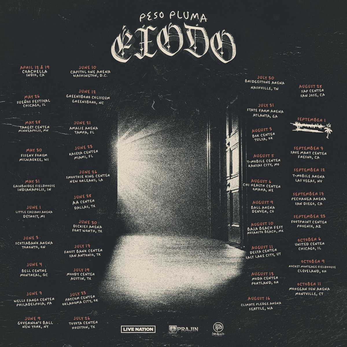 Peso Pluma Is Hitting The Road For The ‘Exodo Tour’ Alongside His