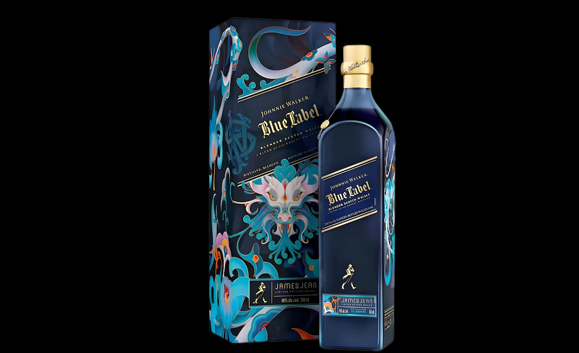 Johnnie Walker Blue Label Blended Scotch Whisky 2024 Year of the Dragon
