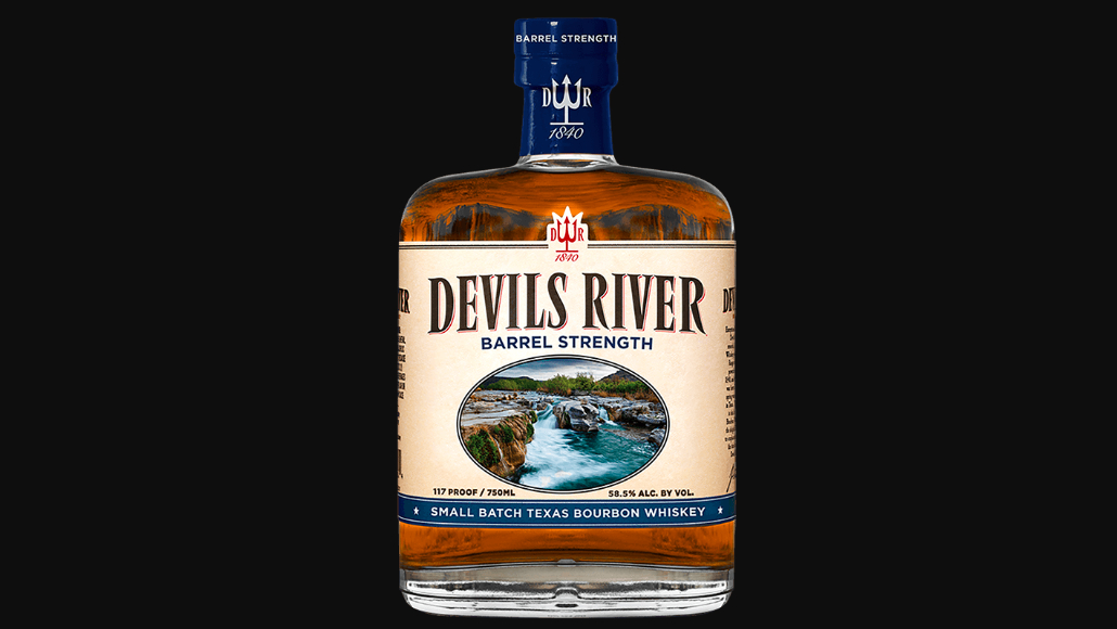 Devils River Barrel Strength Small Batch Texas Bourbon Whiskey