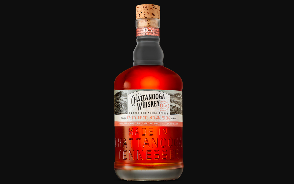 Chattanooga Whiskey Straight Bourbon Whiskey Finished in Tawny Port Casks