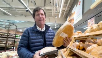 Tucker Carlson’s Hilariously Dumb Trip To A Russian Grocery Store Has People Losing Their Minds