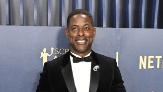 Sterling K. Brown Unabashedly Fanned Out Over His ‘Little Mermaid’ Halle Bailey On The 2024 SAG Awards Pre-Ceremony Carpet