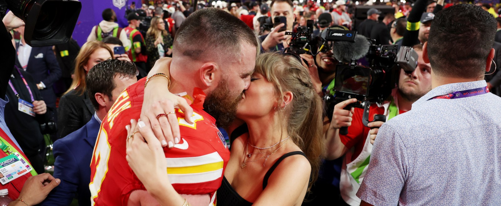 Travis Kelce Taylor Swift 2024 Super Bowl LVIII