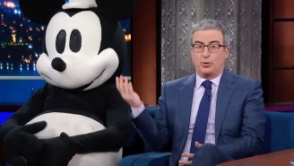 No Really, John Oliver Is Daring Disney To Sue The Heck Out Of Him Over ‘Steamboat’ Mickey