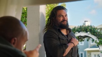 Jason Momoa Sings Into A Chicken Wing Alongside Zach Braff And Donald Faison In A New Super Bowl Ad