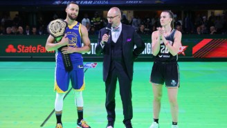 Stephen Curry Narrowly Beat Sabrina Ionescu In A Thrilling Three-Point Shootout