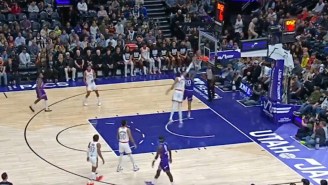 This Victor Wembanyama Block On John Collins Was So Insane That Collins Thought It Was A Goaltend