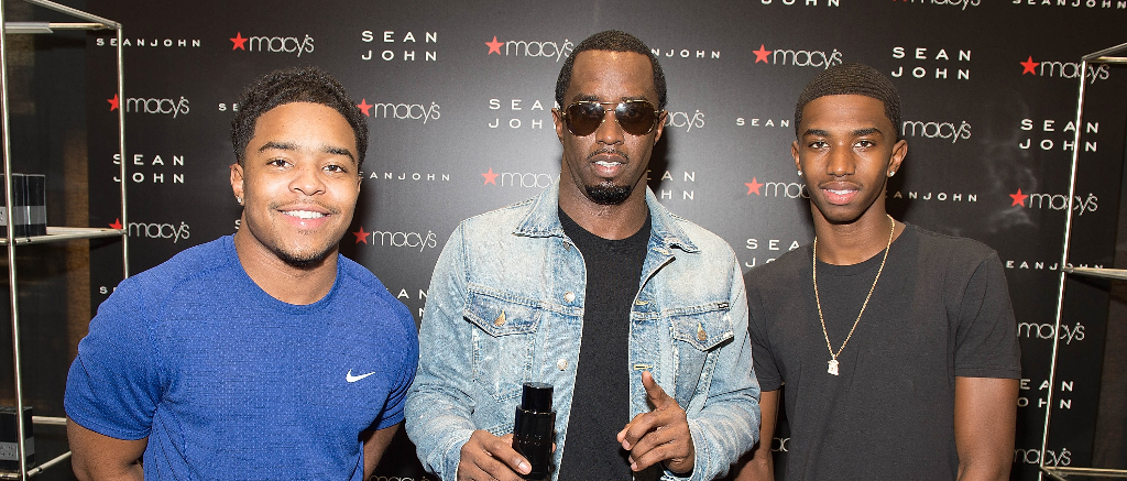 Diddy King Combs Justin Combs Macys Fragrance Launch 2016