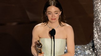 Emma Stone Looked Utterly Shocked To Win The Oscar For Best Actress And Then Quoted Taylor Swift In Her Acceptance Speech