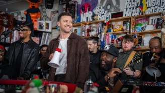 Justin Timberlake Gave An Electric And Career-Spanning Performance On NPR’s Tiny Desk Concert Series