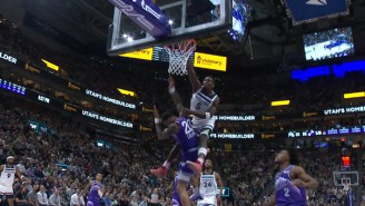 Anthony Edwards Put John Collins On A Poster In The Meanest Dunk Of The Year