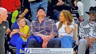 ESPN Showed A Bunch Of Very Bored Celebrities During A 16-Minute Review In Warriors-Lakers