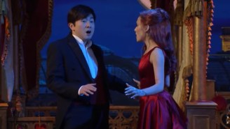 Bowen Yang And Ariana Grande Paid A Copyright-Safe Homage To ‘Moulin Rouge’ In A Musical Sketch On ‘SNL’