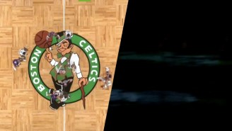 The Celtics And Suns Just Played Through The Lights Briefly Going Out After Tip-Off