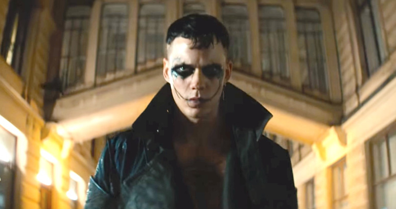 What Is Bill Skarsgard Throwing In This Strange Clip From ‘The Crow’?