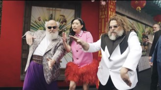Jack Black And The ‘Kung Fu Panda 4’ Cast Take Over Hollywood’s TCL Chinese Theater In Their Zany ‘Baby One More Time’ Cover Video