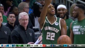 Khris Middleton Got A Triple-Double After Pleading With Doc Rivers To Let Him Stay In And Score A Point