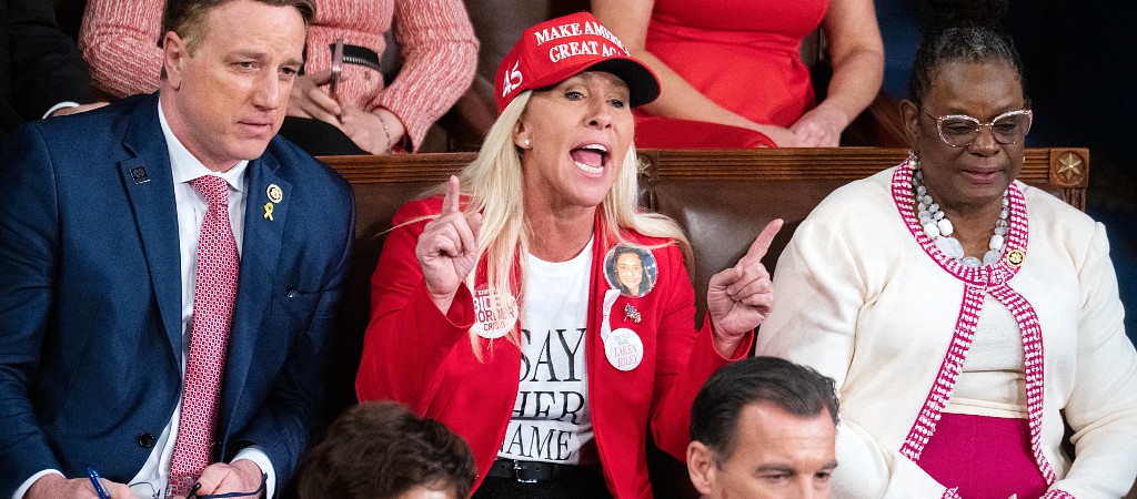Joe Biden ‘Cooked’ Marjorie Taylor Greene’s State Of The Union Heckling