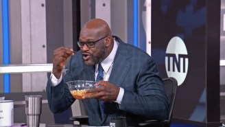 Shaq Celebrated Bol Bol’s Big Half By Eating Cereal With Hot Tea Instead Of Milk