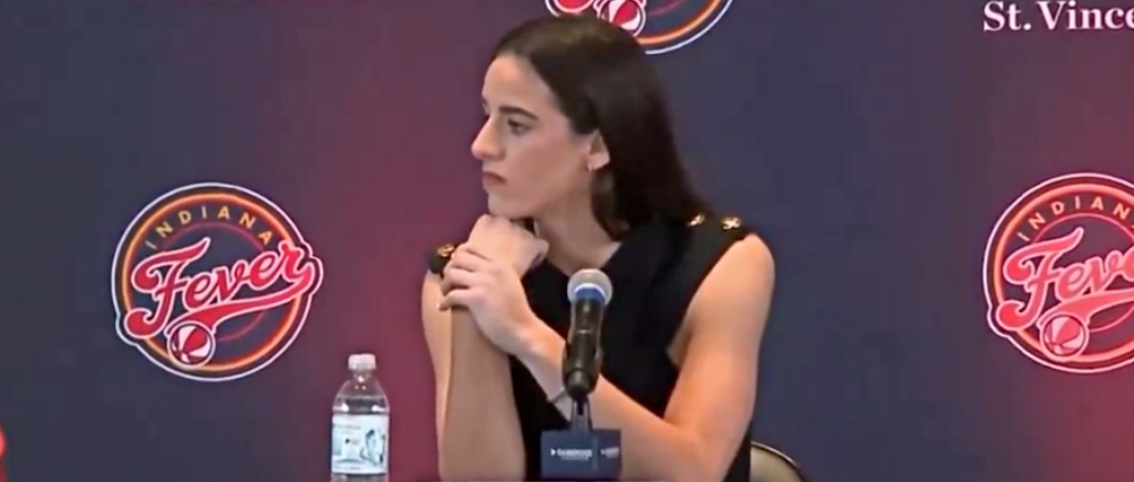 Caitlin Clark Had To Deal With An Uncomfortable Reporter Interaction In Her Introductory Press Conference