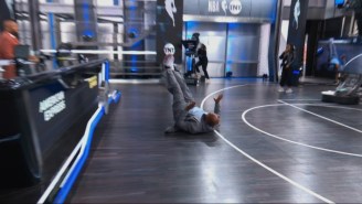 Charles Barkley’s Demonstration On How To ‘Fall On Your Ass’ Got A Round Of Applause From Shaq And Kenny