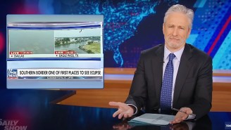 Jon Stewart Ripped Fox News On ‘The Daily Show’ For Ridiculously Making The Eclipse About Immigration