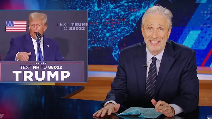 Jon Stewart Went All Out Roasting Trump For Dozing In Court And Comparing Himself To Jesus Christ And Nelson Mandela
