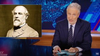 Jon Stewart Dunked All Over Trump’s Weird Gettysburg Address That Somehow Involved An… Irish Robert E. Lee?