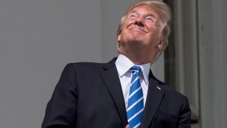 People Are Celebrating The 2024 Eclipse By Remembering Trump Staring At The Last Solar Eclipse Without Wearing Glasses