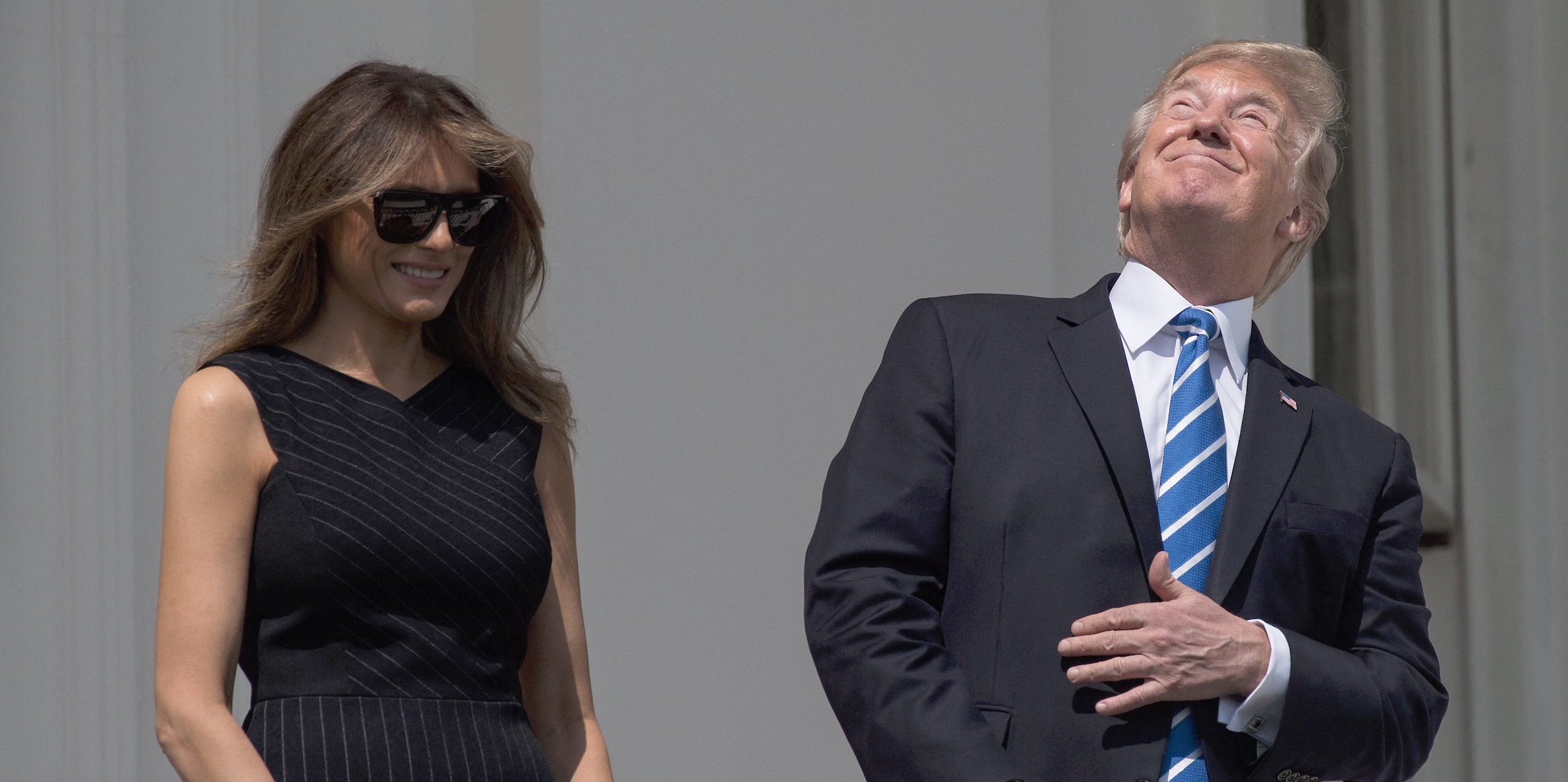 People Are Celebrating The 2024 Eclipse By Remembering Trump Staring At