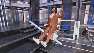 TNT Got Kenny Smith A Chair Lift After His Fall Running Up The Stairs