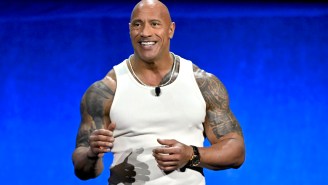 The Rock Is Unrecognizable (But Still Jacked) In The First Look At His A24 Movie With Emily Blunt
