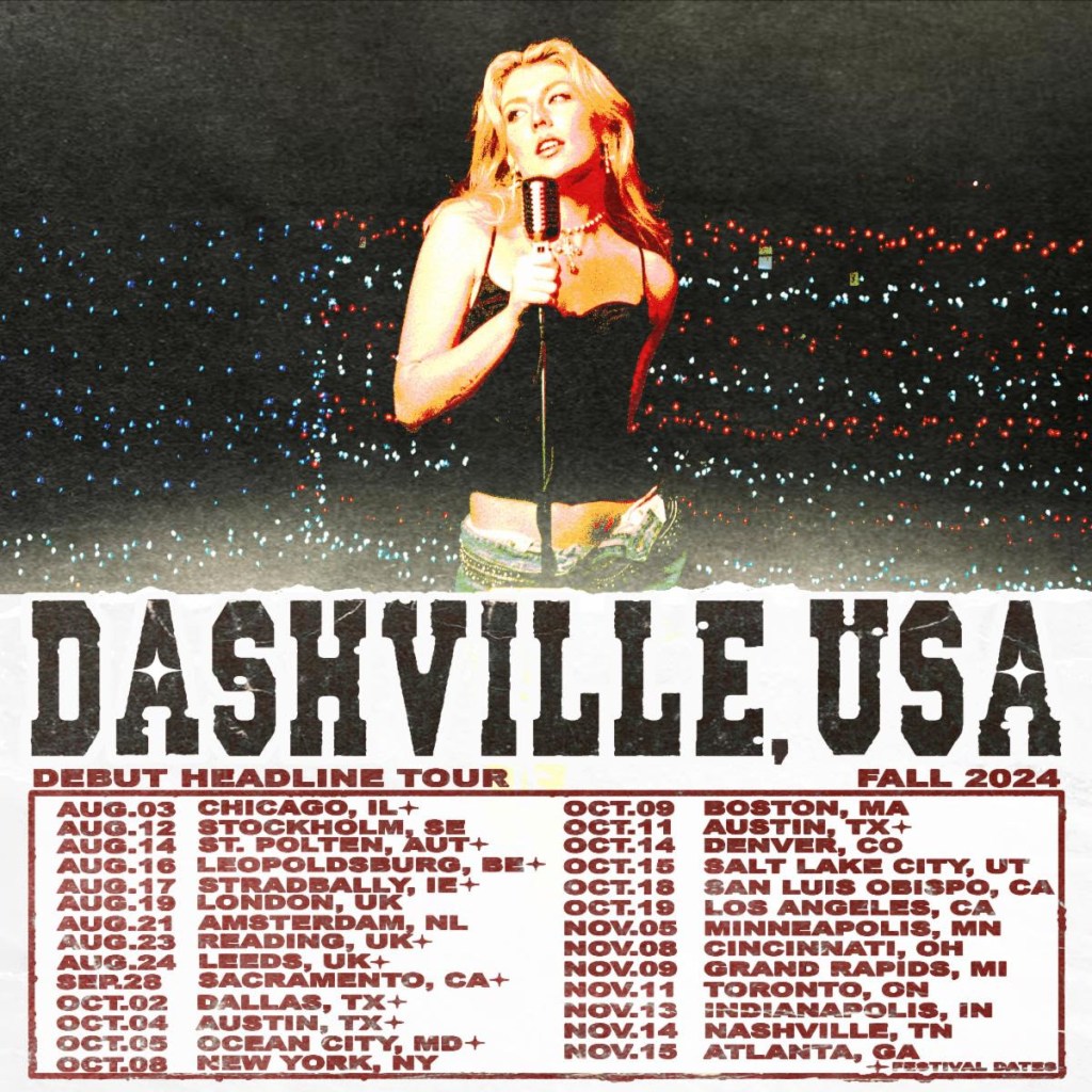 Dasha DASHVILLE, U.S.A Tour poster