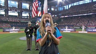 The Home Run Derby National Anthem Was Such A Trainwreck It Had People Wondering If It Was A Prank