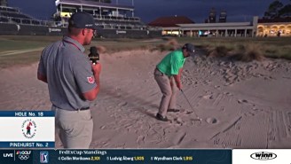 Bryson DeChambeau Helping Johnson Wagner Recreate His U.S. Open Bunker Shot Is TV Gold