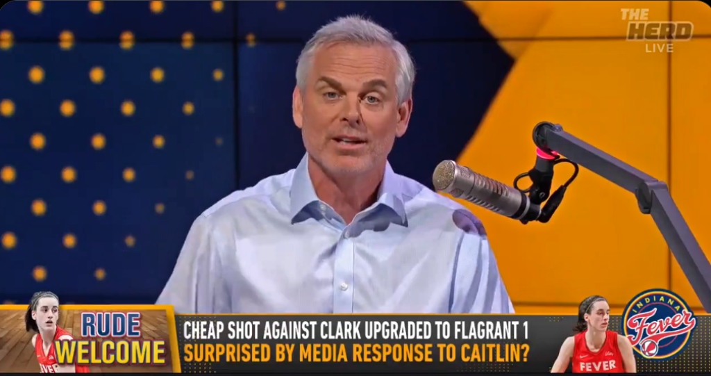 Colin Cowherd Rips 'Fragile' Media For Caitlin Clark Reaction - Vimarsana News
