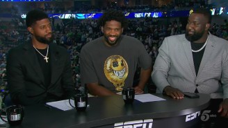 Joel Embiid Popped Up On ESPN’s Pregame Show Alongside Sixers Free Agent Target Paul George