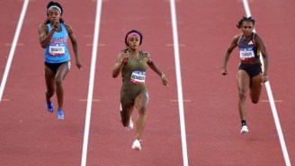 Sha’Carri Richardson Ran A 10.88 To Win Her Heat At US Olympic Trials With An Untied Shoe