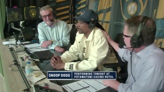 Snoop Dogg Joining The Broadcast Booth For A Reds-Brewers Game Was As Incredible As You’d Expect