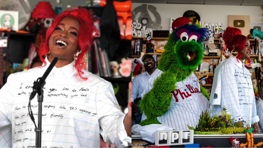 Tierra Whack 和 Phillie Phanatic Smash – Tiny Desk 音乐会 Tierra Whack 和 Phillie Phanatic Smash – Tiny Desk 音乐会