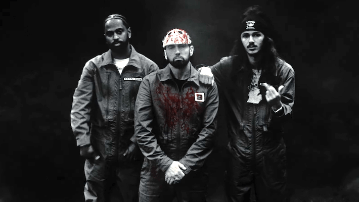 Eminem’s ‘Tobey’ Video With Big Sean And BabyTron Delivers Brutal, Bloody Lyrical Vignettes