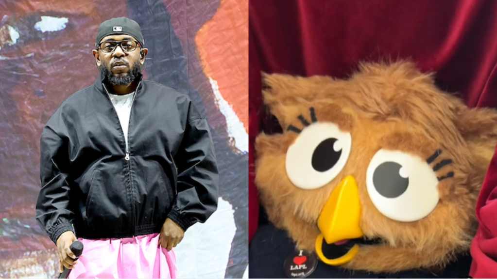 LA Public Library 'Retires' Owl Puppet For Kendrick Lamar #KendrickLamar