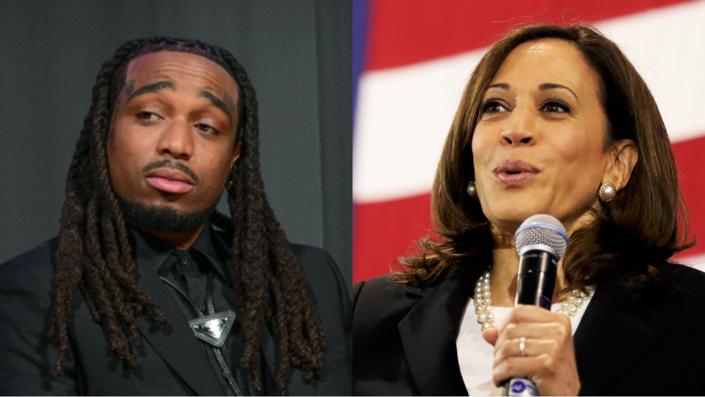 Quavo Shouts Out Kamala Harris For ‘Standing On Business’ When It Comes To Ending Gun Violence During His Atlanta Rally Speech