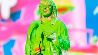 Reneé Rapp Took The World’s First (?) Slime-Covered Thirst Trap After Getting Slimed At The Kids’ Choice Awards